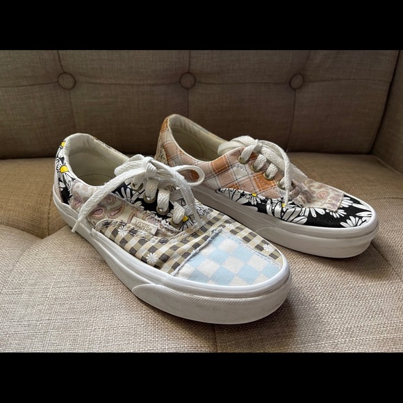 Vans patchwork & checkerboard size 6 - Picture 2 of 11